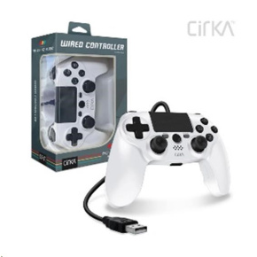 Cirka NuForce Wired Game Controller for PS4/PC/Mac (White)