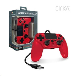 Cirka NuForce Wired Game Controller for PS4/PC/Mac (Red)