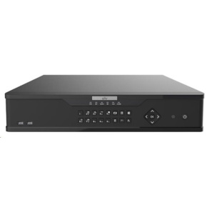 Uniview NVR, 32 kanálů, H.265, 8x HDD, 12Mpix (384Mbps/384Mbps), HDMI+VGA Full HD, (N+1), ONVIF, 3x USB, audio