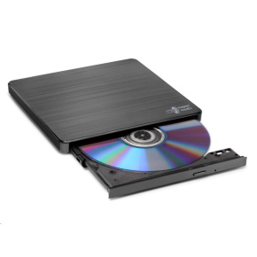 BAZAR HITACHI LG - externí mechanika DVD-W/CD-RW/DVD±R/±RW/RAM GP60NB60, Slim, Black, box+SW - POŠKOZENÝ OBAL