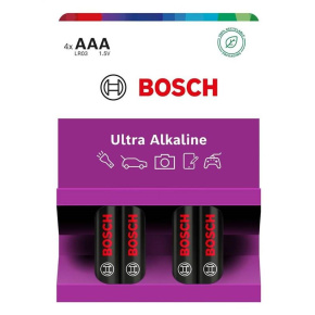 Bosch LR03UA4B/00 Ultra Alkaline (Blistr 4 ks) Bosch LR03UA4B/00 Ultra Alkaline (Blistr 4 ks)