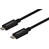 GIGABYTE USB-C Kabel, 20V5A, 1m, černá