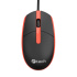 C-TECH Myš WM-10, černo/červená, USB