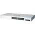 Cisco switch CBS220-24T-4G (24xGbE,4xSFP,fanless) - REFRESH