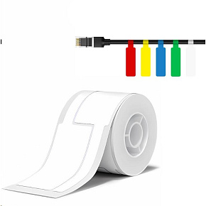 Niimbot štítky na kabely T 25x76mm 100ks Bílé pro B21, B21S, B3, B1S Niimbot štítky na kabely T 25x76mm 100ks Bílé pro B21, B21S, B3, B1S