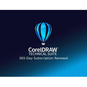 CorelDRAW Technical Suite 365 dní obnovení pronájemu licence (51-250) EN/DE/FR/ES/BR/IT/CZ/PL/NL