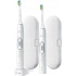 Philips Sonicare 6100 HX6877/34 elektrický zubní kartáček, sada 2 kusů, časovač, cestovní pouzdro, bílá