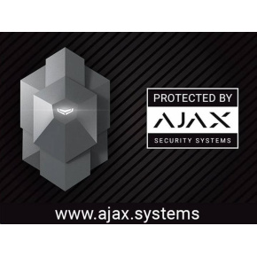 AJAX výstražná samolepka 150 x 100 mm