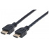 MANHATTAN kabel In-wall CL3 High Speed HDMI s Ethernetem, HEC, ARC, 3D, 4K, stíněný, 1m, Black