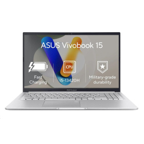 ASUS NTB Vivobook 15 (X1502VA-BQ1364W), i5-13420H, 15.6" FHD, 16GB, 512GB SSD, UHD, W11 Home, Cool Silver ASUS NTB Vivobook 15 (X1502VA-BQ1364W), i5-13420H, 15.6" FHD, 16GB, 512GB SSD, UHD, W11 Home, Cool Silver
