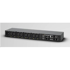 CyberPower Rack PDU, Switched & Metered, 1U, 16A, (8)C13, IEC-320 C20
