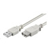 PREMIUMCORD Kabel USB 2.0 A-A 0,5m (50cm), prodlužovací (M/F)