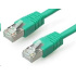 GEMBIRD kabel patchcord CAT6 stíněný FTP 1m, zelený