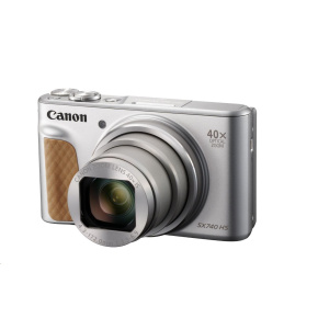 Canon PowerShot SX740 HS, 20.3Mpix, 40x zoom, WiFi, 4K video - stříbrný