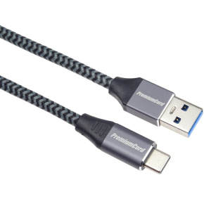 PREMIUMCORD Kabel USB-C na USB 3.0 A (USB 3.1 generation 1, 3A, 5Gbit/s) 3m oplet