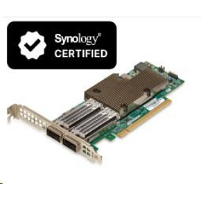 BroadCom rozšiřující karta 2x 100GbE (2xQSFP56) - Synology certifikováno BroadCom rozšiřující karta 2x 100GbE (2xQSFP56) - Synology certifikováno