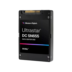 WD SSD 61.44TB Ultrastar DC SN655, PCIe Gen4, (R:4300, W:3150MB/s), RI-1DW/D BICS5 SE