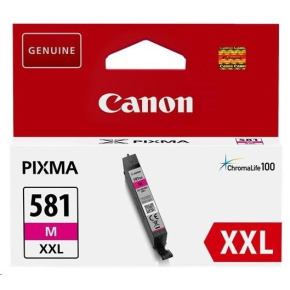 Canon CARTRIDGE CLI-581 XXL purpurová pro PIXMA TS615x, TS625x, TS635x, TR7550, TS815x (760str.)