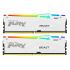 KINGSTON DIMM DDR5 32GB (Kit of 2) 6400MT/s CL32 Non-ECC FURY Beast RGB EXPO, Bílá