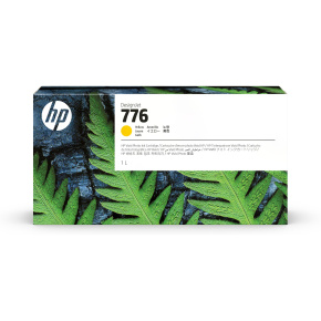 HP 776 1-liter Yellow Ink Cartridge