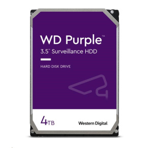 WD PURPLE WD40PURZ 4TB SATA/600 64MB cache, Low Noise, CMR