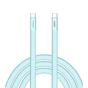 VERBATIM Kabel Sync & Charge SoftTouch USB-C, 100W, 120cm, modrá VERBATIM Kabel Sync & Charge SoftTouch USB-C, 100W, 120cm, modrá