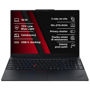LENOVO NTB ThinkPad E16 AMD G3 - Ryzen5 230,16" WUXGA,16GB,512SSD,FHD+IRcam,W11P LENOVO NTB ThinkPad E16 AMD G3 - Ryzen5 230,16" WUXGA,16GB,512SSD,FHD+IRcam,W11P