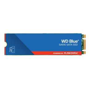 WD BLUE SSD 3D NAND WDS500G3B0B 500GB SA510 Powered by SanDisk, M.2 SATA, (R:560, W:510MB/s) WD BLUE SSD 3D NAND WDS500G3B0B 500GB SA510 Powered by SanDisk, M.2 SATA, (R:560, W:510MB/s)