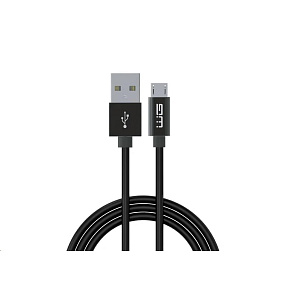 WG - Datový kabel Micro USB na USB-A, 1,2 metru, černá WG - Datový kabel Micro USB na USB-A, 1,2 metru, černá