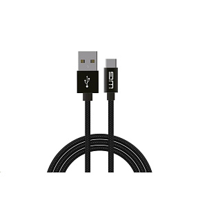 WG - Datový kabel Type-C na USB-A, 1 metr, černá WG - Datový kabel Type-C na USB-A, 1 metr, černá