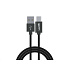 WG - Datový kabel Type-C s prodlouženým konektorem na USB-A, 1 metr, 3A, černá