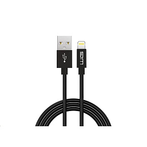 WG - Datový kabel Lightning na USB-A, 1 metr, černá WG - Datový kabel Lightning na USB-A, 1 metr, černá