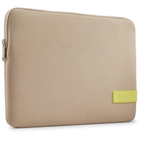 Case Logic Reflect pouzdro na notebook 13" REFPC113 -  Plaza Taupe/Sunny Lime