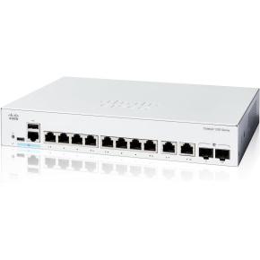 Cisco Catalyst switch C1200-8T-E-2G-RF (8xGbE,2xGbE/SFP combo,fanless) - REFRESH