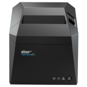 Star TSP143IV-UE SK, Linerless, CloudPRNT, 8 dots/mm (203 dpi), cutter, linerless, LTS, USB, Ethernet, kit, grey