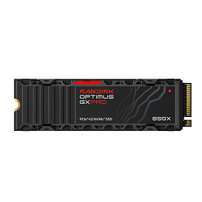 SANDISK SSD OPTIMUS GX PRO 850X NVMe 1TB PCIe, Gen4, (R:7300, W:6300MB/s), chladič