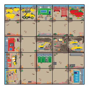 TT - Bee-Bot Podložka Staveniště TT - Bee-Bot Podložka Staveniště