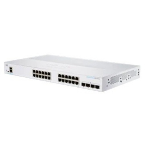 Cisco switch CBS350-24T-4X, 24xGbE RJ45+ 4x10GbE SFP+, fanless