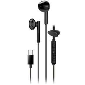 GENIUS sluchátka HS-M366 headset, mikrofon, USB-C, rotáční klip, černá GENIUS sluchátka HS-M366 headset, mikrofon, USB-C, rotáční klip, černá
