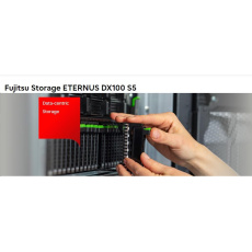 FUJITSU STORAGE ETERNUS DX100 S5 2.5 Bases osazeno 2x SAS 1.8TB 10k 2,5" rozhraní 2 porty 16G FC na každém řadiči, celke