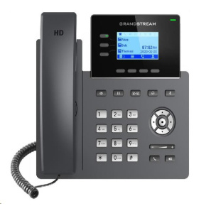 Grandstream GRP2603 [VoIP telefon - 2.48" 132 x 64 grafický,  6x SIP účet, 2x RJ45 10/100/1000 Mbps]