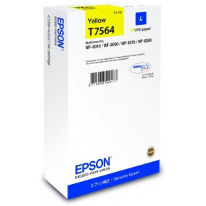 EPSON Ink bar WF-8xxx Series Ink Cartridge L Yellow - (1500 str.) (14 ml) EPSON Ink bar WF-8xxx Series Ink Cartridge L Yellow - (1500 str.) (14 ml)