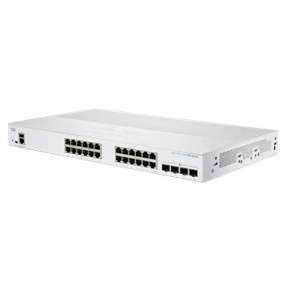 Cisco switch CBS350-24T-4G-UK (24xGbE,4xSFP,fanless) - REFRESH Cisco switch CBS350-24T-4G-UK (24xGbE,4xSFP,fanless) - REFRESH