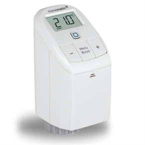 Homematic IP  Termostatická hlavice Basic (UK) - HmIP-eTRV-B-UK - Obrácený displej pro horizontální čtení