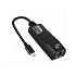 WG Adaptér RJ-45 Gigabit Ethernet (female) to Type-C (male) /10/100/1000 Mbps 1000Mbps