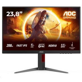 AOC MT 23,8" 24G4HA - 1920x1080,IPS,200Hz,HDR10,2xHDMI,1xDP,Repro,Pivot