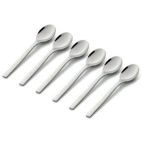 WMF Sada lžiček na kávu Nuova, 6 ks, nerezová ocel