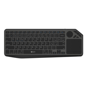 C-TECH Klávesnice WLTK-02, Bezdrátová, Touchpad, černá C-TECH Klávesnice WLTK-02, Bezdrátová, Touchpad, černá