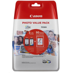 Canon CARTRIDGE PG-545XL/CL-546XL-fotopapír GP 501 multipack pro Pixma MG a Pixma TS 305, 3150, 3151 (400 str.) Canon CARTRIDGE PG-545XL/CL-546XL-fotopapír GP 501 multipack pro Pixma MG a Pixma TS 305, 3150, 3151 (400 str.)