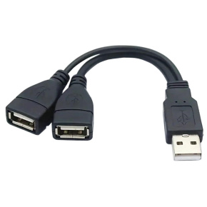 PREMIUMCORD Nabíjecí kabel USB 2.0, 15cm, černá